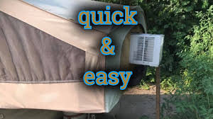 The best pop up campers for sale. Pop Up Camper Air Conditioning Cheap Quick And Easy Youtube
