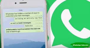Saat mengedit dokumen kadang kita perlu menghapus sebagian dari isi dokumen. Whatsapp Cara Mencoret Teks Membuatnya Tebal Atau Miring