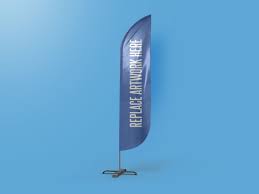 Feather Flag Banner Mockup Mockup Love