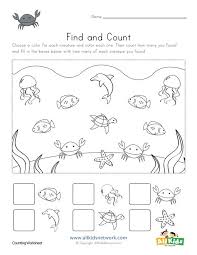 17 Ocean Animals Worksheets For Kindergarten