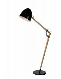 houten staande lamp wit of zwart lampen industriele lampen staande lampen