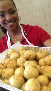 I made some saltfish accra, made more like saltfish cakes.