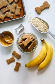 3 Ingredient Peanut Butter Banana Dog Treats Flora Vino Recipe Banana Dog Treat Recipe Dog Biscuit Recipes Easy Dog Treat Recipes