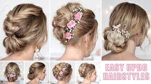 These hairstyles consist of precision cuts, one length looks, varying layer cuts, and razor cuts. Wedding Hairstyles For Medium Long Hair Tutorial Quick And Easy Updos Youtube