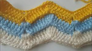 Kabartmali Zikzak Battaniye Modeli Yapilisi Zig Zag Crochet Zikzak Battaniye Krose Dikisler