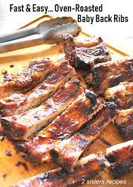 Fast Easy Oven Roasted Baby Back Ribs Recipe Oven Pork Ribs Baked Ribs Cooking Pork Ribs