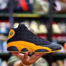 Black And Yellow 13s Melo Nike Air Jordan 13 Retro Melo Class Of 2002 Air Jordans Sneakers Jordan 13