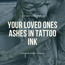 Cremation ink ® specializes in mixing cremation ashes to the tattoo ink. Cremation Ink Home Facebook