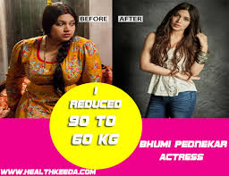 See how bhumi pednekar lost 21 kgs without surgery. Indian Prime Celebrities Weight Loss Success Story Yes Healthy World