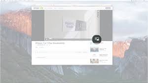 Depending on your requirements, you can resize the floating video or move it around the screen. How To Use Picture In Picture In Macos Sierra Imore