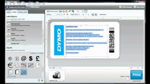 How To Build Your Own Label Template In Dymo Label Software Youtube