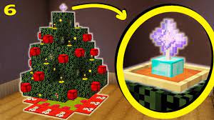 I've used these at the edge of a jungle biome, to simulate palm and teak plantations. Minecraft How To Make A Christmas Tree Star Christmas Special Part 6 6 Youtube