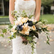 Maybe you would like to learn more about one of these? 31 Knockout Dahlia Wedding Bouquets