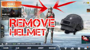 How To Remove Helmet Hindi Pubg Mobile Youtube
