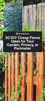Unsightly scuff marks on your pvc fence can be removed through regular cleaning. 30 Diy Cheap Fence Ideas For Your Garden Privacy Or Perimeter