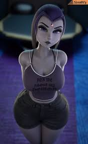 dc, teen titans, rachel roth, raven (dc), smitty34 - Rule 34 World