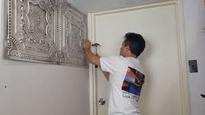 How To Install Faux Tin Ceiling Tiles