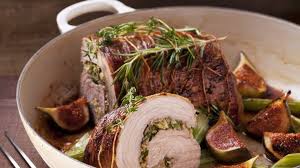 Putenrollbraten Mit Feigen Rezept Putenrollbraten Rezepte Rollbraten