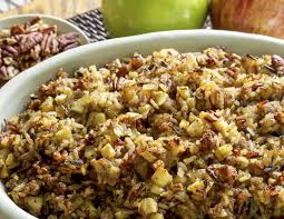 Wild rice and pomegranate aside, this wild rice salad is filled with all manner of deliciousness that gives it that glorious kaleidoscope of colours and i made a deliberate choice to keep the dressing for this wild rice salad very simple. Wild Rice And Apple Stuffing With Sausage
