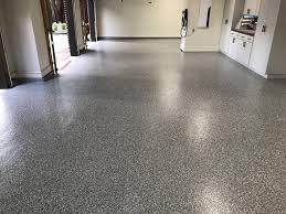 Classic Full Flake Garage Floor System In Silver Spring Epoxy Flake Polyaspartic Garage Floor Contractor Garage Floor Flooring Garage Floor Epoxy