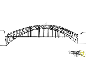 Add planking cover the two beams crosswise with wooden planks and nail or bolt the planks to the beams. How To Draw A Bridge Step By Step Drawingnow
