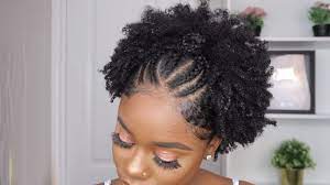 Trendy Hairstyle For Short To Medium Natural Hair Short Natural Hair Styles Natural Hair Styles Easy Curly Hair Styles Naturally