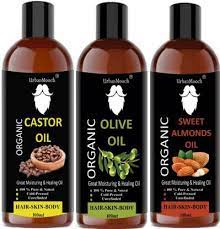 Take a few drops of almond oil in your palms and rub your hands to warm it up. Urbanmooch Castor Oil Olive Oil Sweet Almond Oil For Hair Growth Combo Hair Oil Price In India Buy Urbanmooch Castor Oil Olive Oil Sweet Almond Oil For Hair Growth