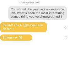 As an online dating photographer and consultant, my goal is to not only make sure clients have great, natural photos but also have the supporting captions and profile to entice conversations beyond matching. How To Have A Conversation On A Dating App Hint It S Not That Hard By Sarah Medium