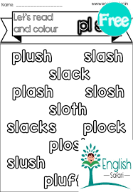 Free Pl And Sl Consonant Blend Words Blend Words Phonics Blends Blends Worksheets