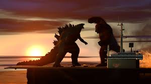 Godzilla vs kong (2020 crossover film) (ゴジラvsコング). Godzilla Vs Kong Aircraft Carrier Battle Render Godzilla Fan Artwork Image Gallery