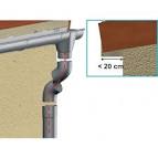 Coude de gouttiere en zinc