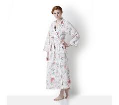 Check spelling or type a new query. Carole Hochman Roseland Garden Print Waffle Knit Wrap Robe Qvc Uk