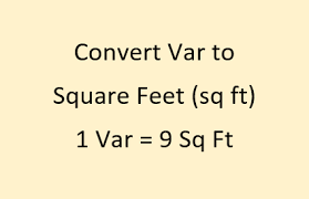 How much are 150 feet in inches? Convert Var To Square Feet Land Area Unit Converter