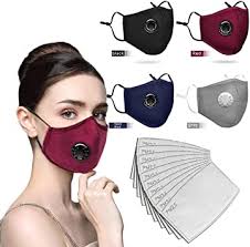 After that, rinse it with lukewarm water and follow up with applying a good spread the mask on the face and leave it for 20 minutes or until it is dry. 4 Colors Face Mask With Breathing Valve With Activated Carbon Filter Replaceable Filters Haze Dust For Adults Child Amazon Com
