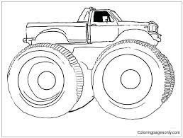 Coloring pages of monster trucks. Monster Truck Gunslinger Coloring Pages Monster Truck Coloring Pages Coloring Pages For Kids And Adults