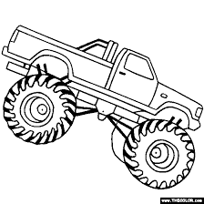Design Your Own Monster Truck Color Pages For The Little Man Colores Dibujos Para Colorear Manualidades