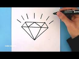 Dessin Facile Comment Dessiner Facilement Un Diamant Chris Dessine Dessin Dessiner Tutoriel De Dessin Facile Tutoriel Dessin Dessins Faciles