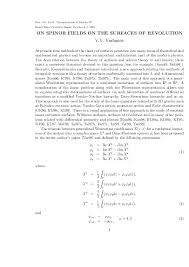 The ophysics website is a collection of interactive physics simulations. Pdf On Spinor Fields On The Surfaces Of Revolution Vadim Varlamov Academia Edu