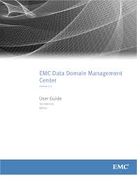 Emc Data Domain Management Center 1 1 User Guide Manualzz