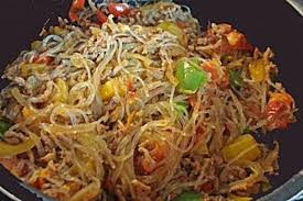 Hackfleischpfanne Mit Glasnudeln Rezept Rezept Glasnudeln Rezept Glasnudeln Hackfleischpfanne