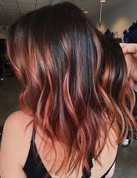 25 Balayage Hairstyles For Black Hair Red Balayage Hair Auburn Balayage Balayage Hair