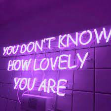 They will think of you involuntarily because they live in the dreamy aesthetic atmosphere everyday. Purple Neon Purple Happy Birthday Aesthetic Novocom Top