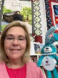 Finding last year's border print fabric