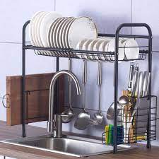 Jul 23, 2020 · this drying rack expands to fit over any size sink (from 15 to 27.5 inches wide) to let dishes drip dry right into the drain. Buy 60 70 80 90cm Single Layer Over Sink Dish Drying Rack Drainer Stainless Steel Kitchen Cutlery Shelf At Affordable Prices Free Shipping Real Reviews With Photos Joom