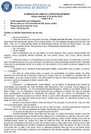Dan gulea, cadru didactic la colegiul national mihai viteazul, din ploiesti, care a participat ca profesor evaluator la etapa judeteana a olimpiadei, a. Subiecte Olimpiada Nationala De Limba Si Literatura Romana