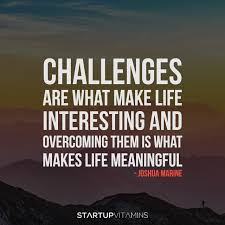 Startup Vitamins Challenges Are What Make Life Interesting And
