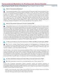 Https Pdhealth Mil Sites Default Files Images Docs Transcendental Meditation For Ptsd 508 Pdf