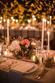 Charleston Weddings Magazine Fall Winter 2017 Tablescape Votives Tapers Fairy Lights Place Setting Pho Lights Fairy Lights Charleston Weddings Magazine