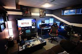 Battlestation Game Room Lighting Room Setup Computer Room