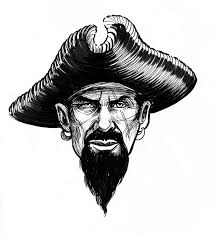 Pirate Black Beard Stock Illustrations